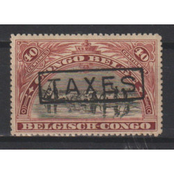 1915 - CONGO - Postage Due...