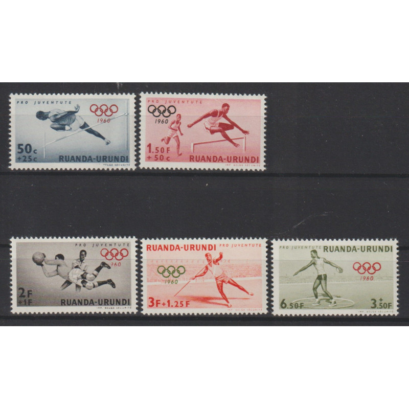 1960 - Ruanda-Urundi - COB 219/23** - MNH