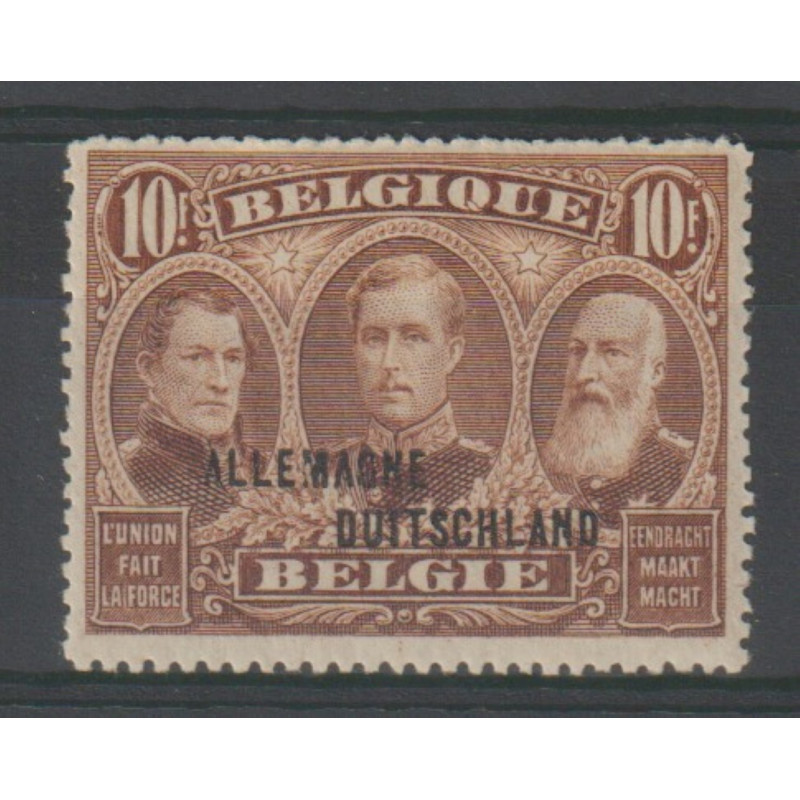 1919 - Belgian Occupation in Germany - COB OC54AT* - Perforation15 - MH