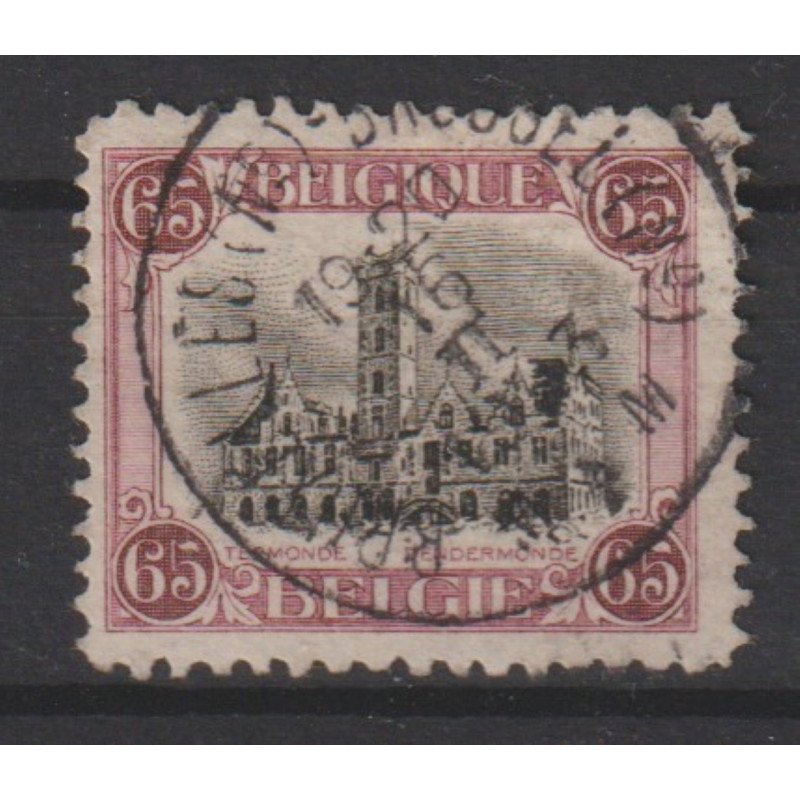 1920 - COB 182 - Scott 139 - Frame 27 x 22 mm