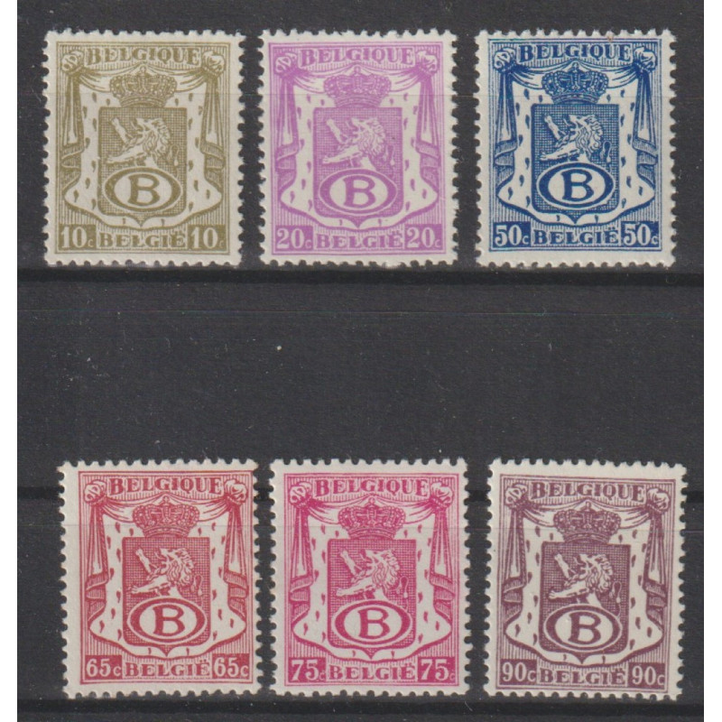 1946 - Official - COB S36/41** - SCOTT O36/41 - MNH