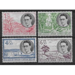 1955 - CONGO - COB 329/32**...