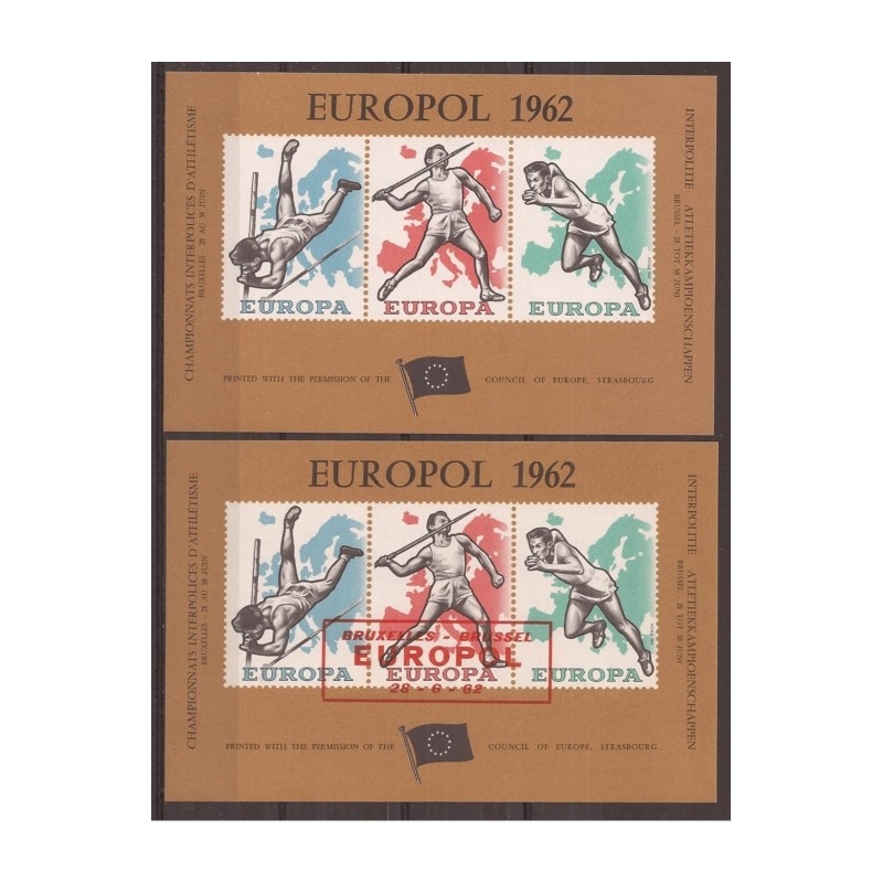 1962 - Erinnophilie - COB E84/5** - EUROPOL 1962 - MNH