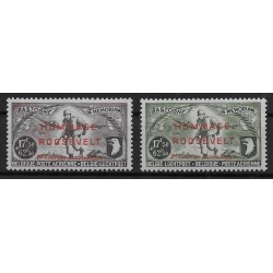1950 - Private Issue - PR115/6** - "HOMMAGE ROOSEVELT" - MNH