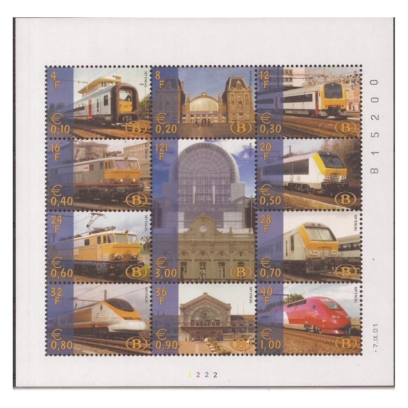 2001 - Railway - COB TRVBL3** - MNH