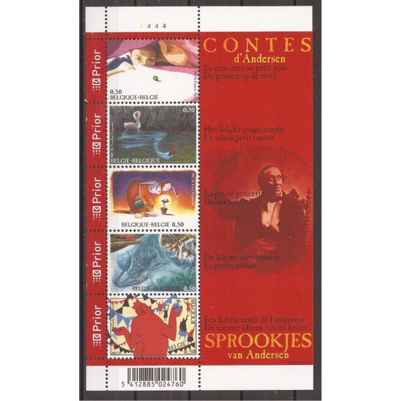 2005 - COB BL125** - Scott 2112 - Hans Christian Andersen - MNH