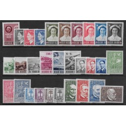 1953** - Year set - 30 stamps - MNH