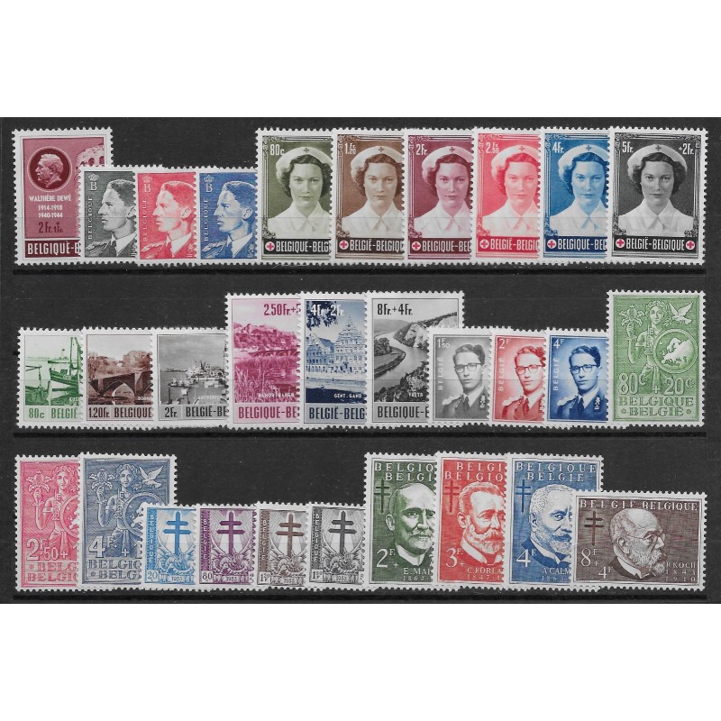 1953** - Year set - 30 stamps - MNH