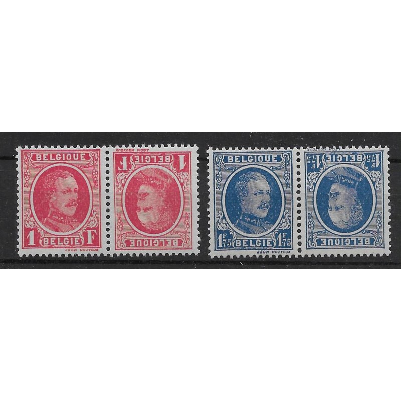1922 - Tête-Bêche - COB KP1/2** - MNH
