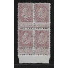1893/1900 - COB 61** - SCOTT 69 - Block of 4 - MNH
