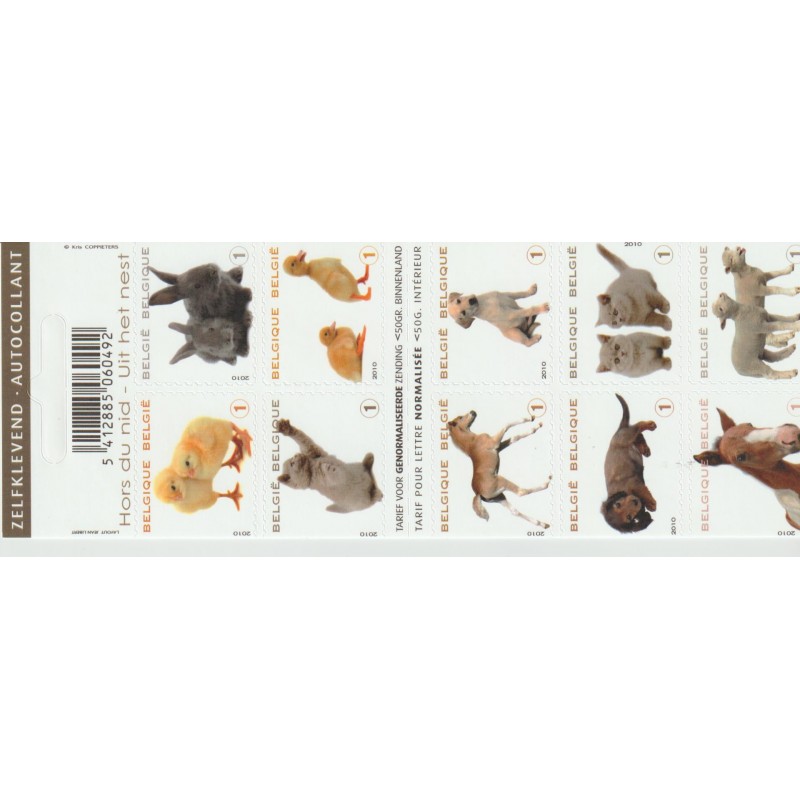 2010 - COB B112** - SCOTT 2423/32a - Booklet - Baby Animals - MNH