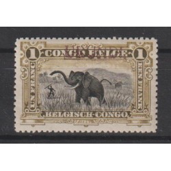 1916 - RUANDA-URUNDI - COB 22B** - Overprint "URUNDI"