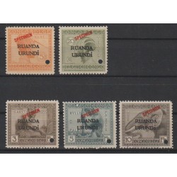 1924 - RUANDA-URUNDI - With...