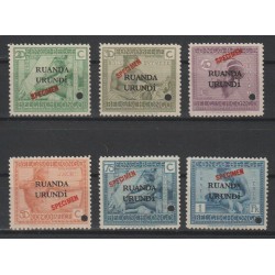 1925 - RUANDA-URUNDI - With...