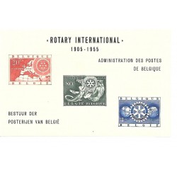 1954 - COB LX18** - SCOTT 479/81 - Rotary - Feuillet de luxe
