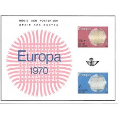1970 - COB LX57** - Europa - Feuillet de luxe