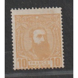 1887 - CONGO - COB 13 - SCOTT 13 - Without gum - WITH CERTFICATE
