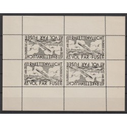 1935 - Erinnophilie - COB E7** - Sheet - Rocket flight - MNH