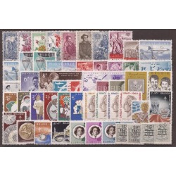 1960** - Year set - 52 stamps - MNH