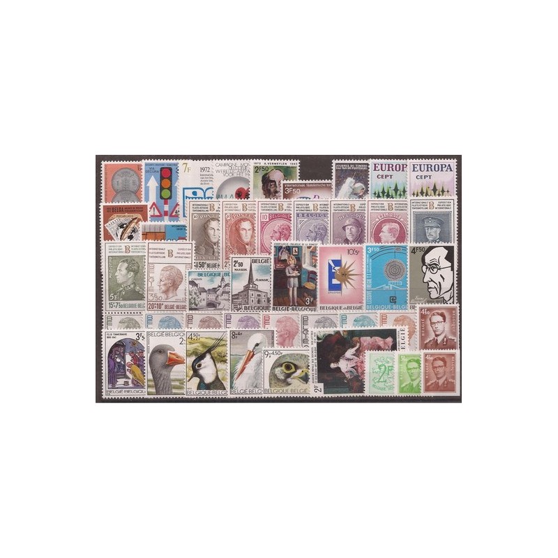 1972** - Year set - 44 stamps - MNH