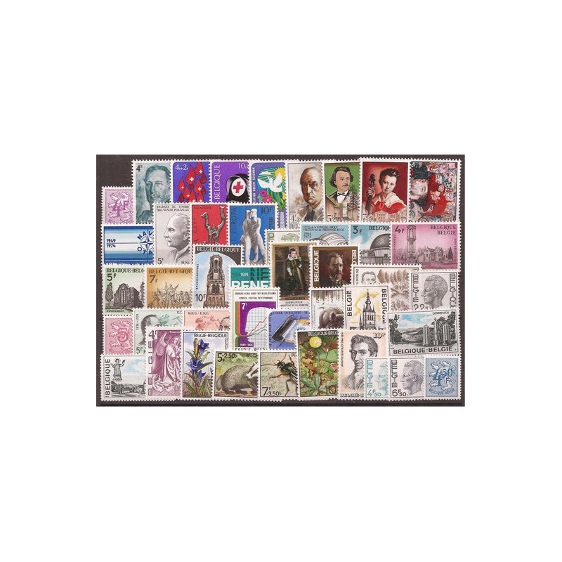 1974** - Year set - 43 stamps - MNH