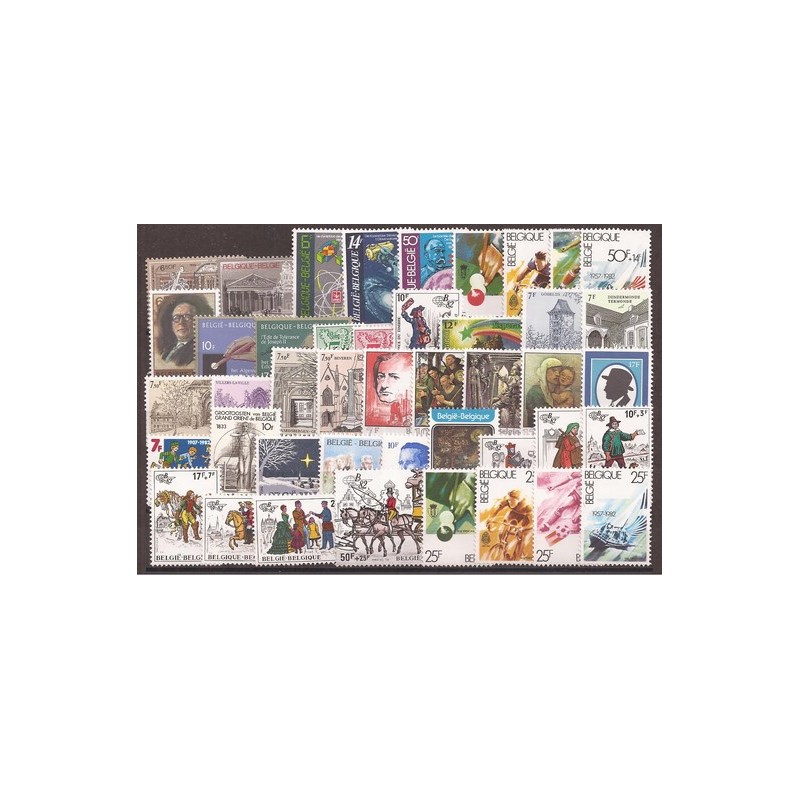 1982** - Year set - 44 stamps + 2 sheets - MNH