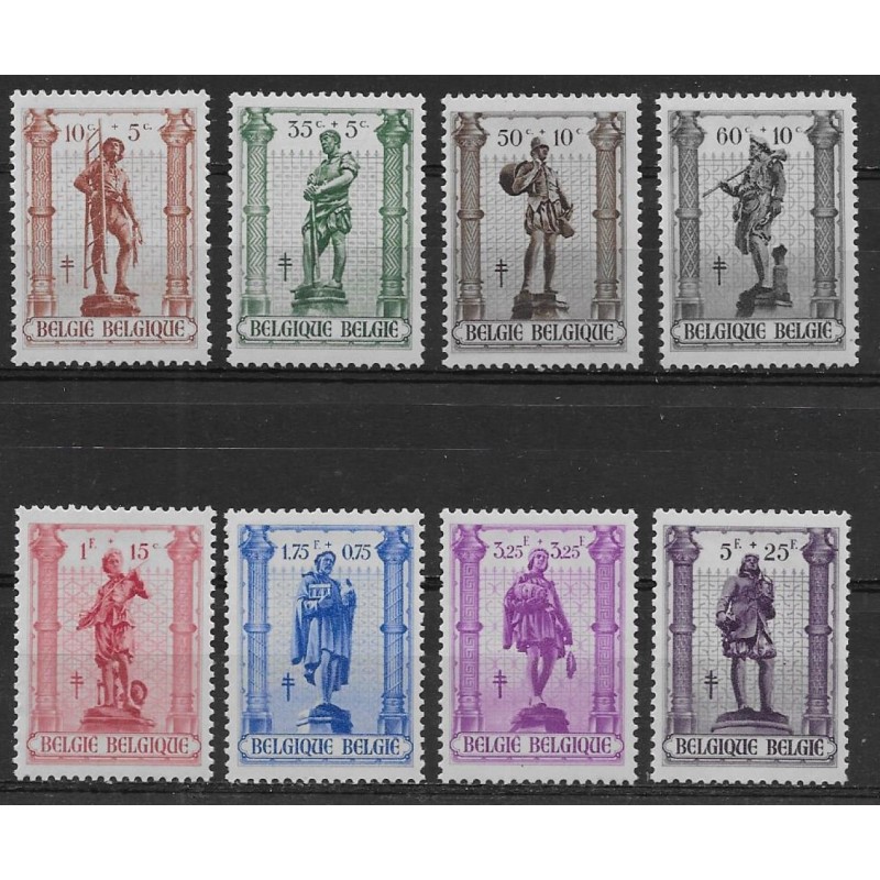 1943 - COB 615/22** - Scott B346/53 - MNH