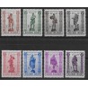 1943 - COB 615/22** - Scott B346/53 - MNH