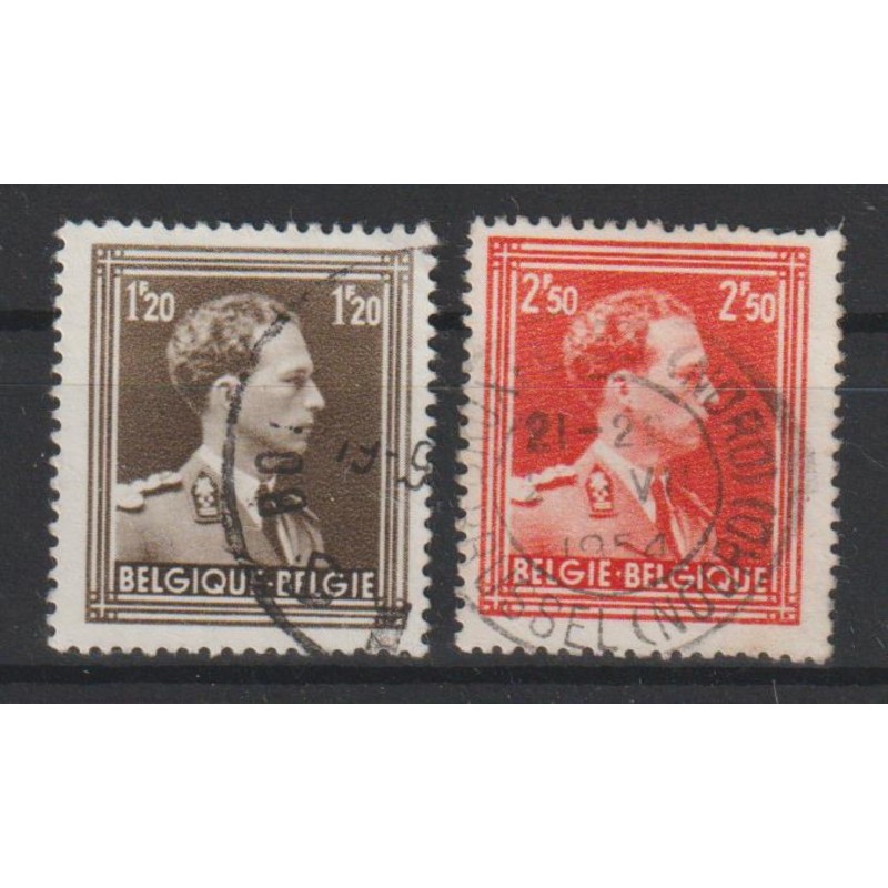 1951 - COB 845/6 - SCOTT 285 + 291