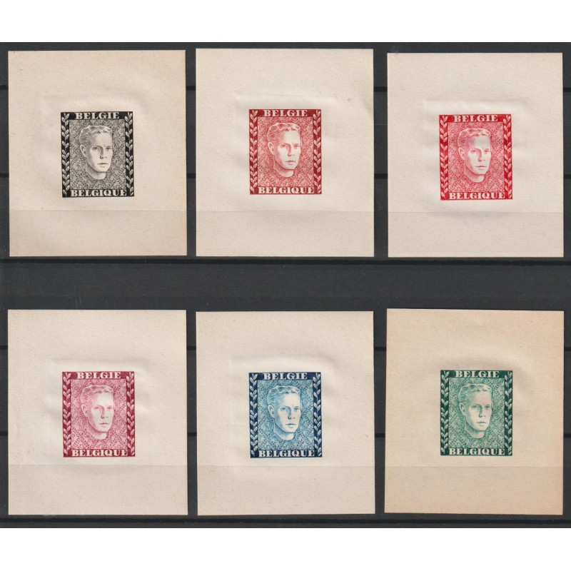 1947 - Erinnophilie - COB E52A/F** - 6 sheets - MNH