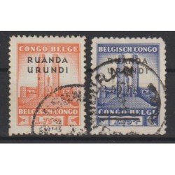 1941 - RUANDA-URUNDI - COB 122/3