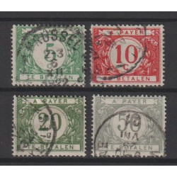 1919 - Postage Due - COB TX26A/31A - SCOTT J17/21 - Perf. 14 1/2x15