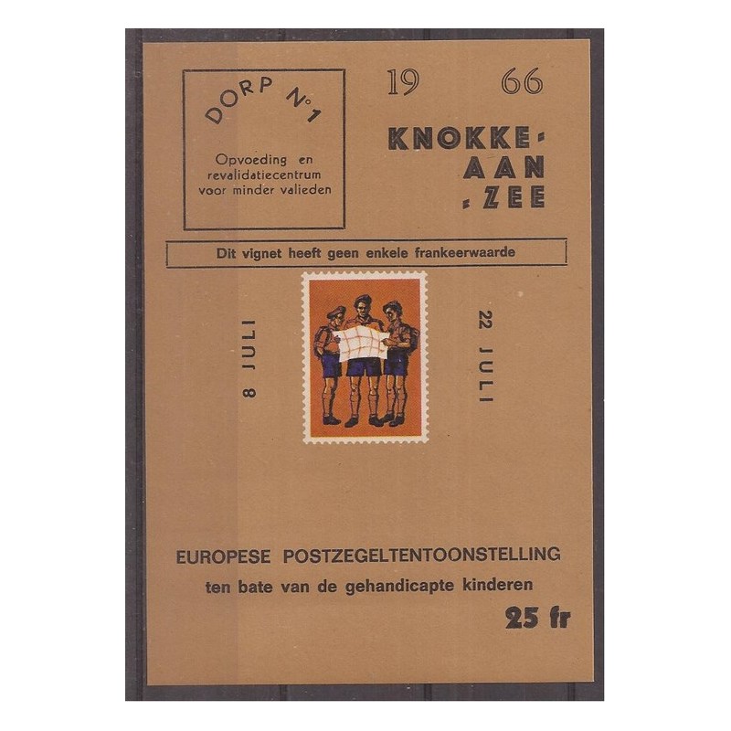1966 - Erinnophilie - COB E95** - Text in Dutch - MNH