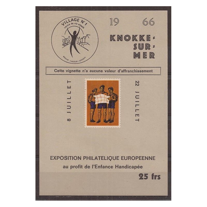 1966 - Erinnophilie - COB E96** - Text in French - MNH