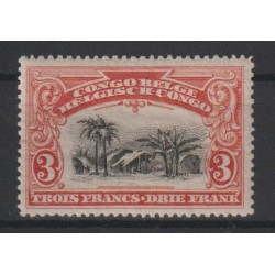 1910 - Congo - COB 61** -...
