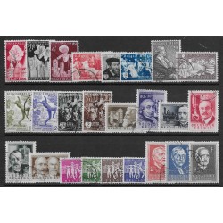 1955 - Year set - 25 stamps