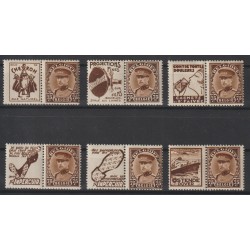 1929/32 - PUBS - COB PU67/72** - MNH