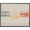 1935 - Erinnophilie - COB E7/9** - Luxury sheet - Rocket flight - MNH