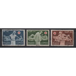 1957 - CONGO - COB 341/3 -...