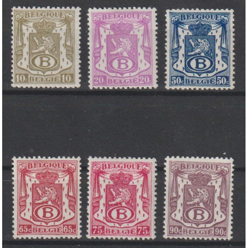 1946 - Official - COB S36/41* - SCOTT O36/41 - MH