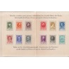1952 - COB LX13** - SCOTT 449a + 435/45 + B514 - Feuillet de luxe