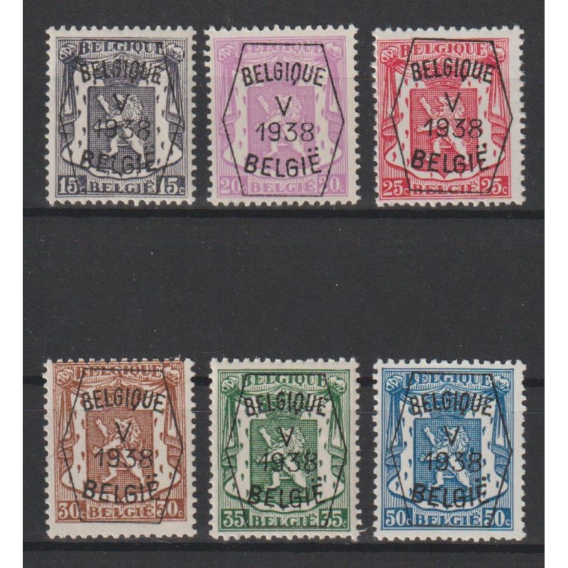 1938 - COB PRE357/62** - 5 - MNH