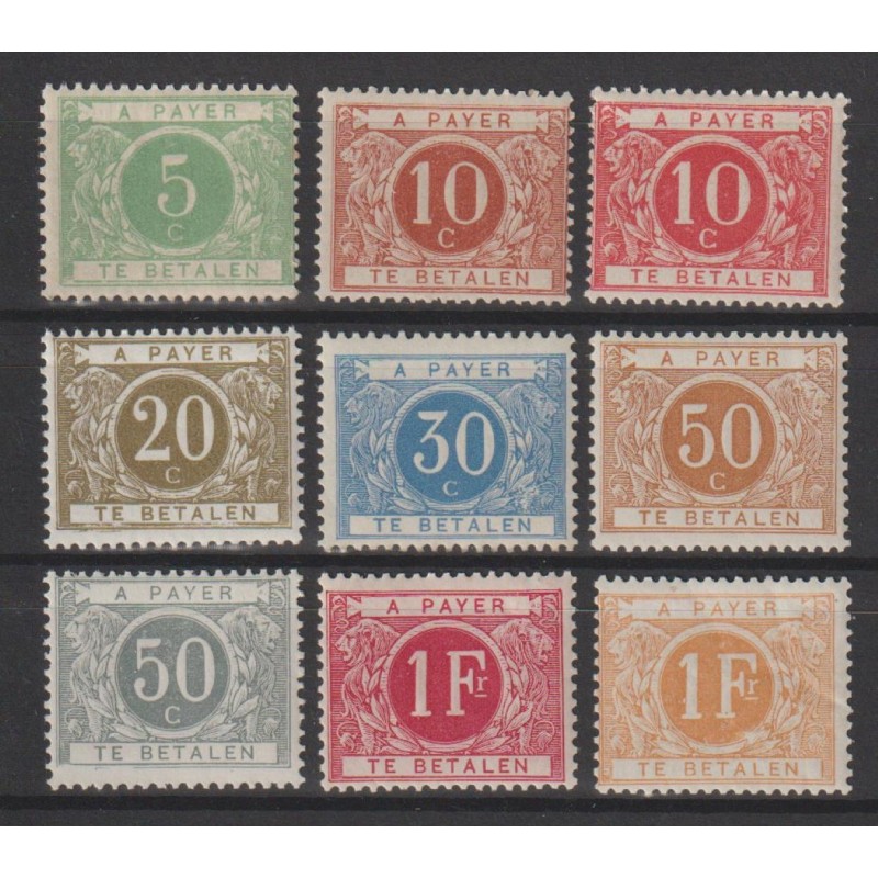 1895 - Postage Due - COB TX3/11** - SCOTT J3/11 - MNH