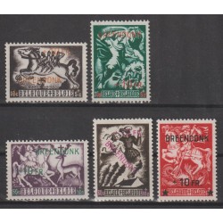 1946 - Private Issue - PR76/80** - SURCHARGED "BREENDONK" - MNH