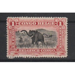 1910 - Congo - COB 60** -...