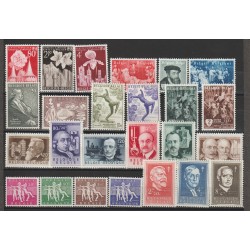 1955** - Year set - 25 stamps - MNH