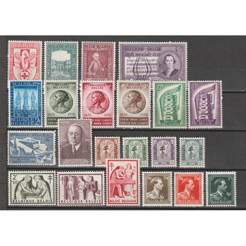 1956** - Year set - 22 stamps - MNH