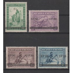 1941 - RUANDA-URUNDI - COB 114/7** - MNH