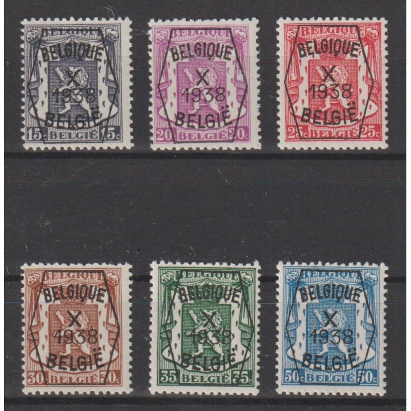 1938 - COB PRE387/92** - 10 - MNH