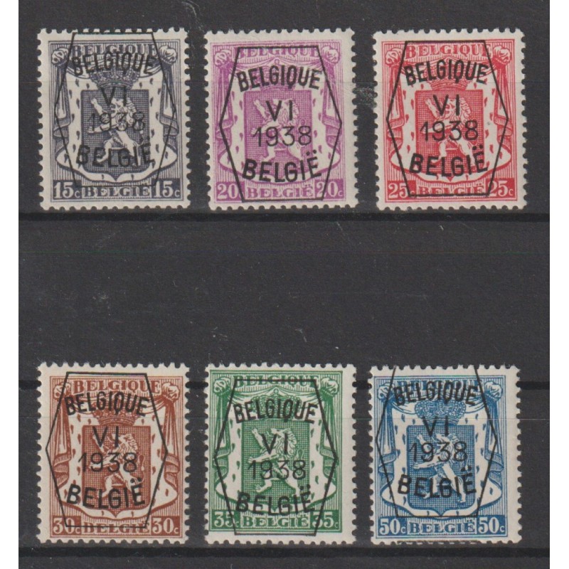 1938 - COB PRE363/8** - 6 - MNH